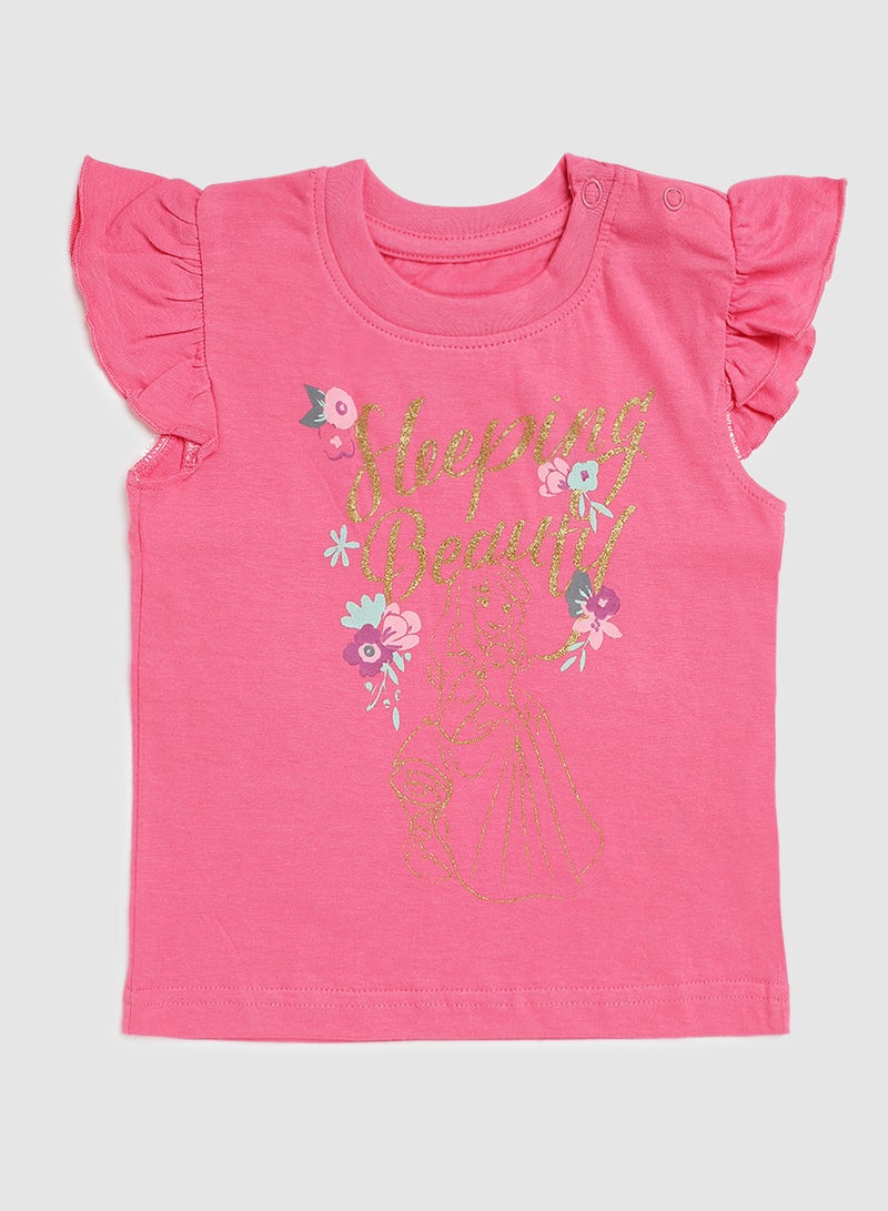 Zarafa Fashionable Casual T-Shirt Fuchsia  - Image 1