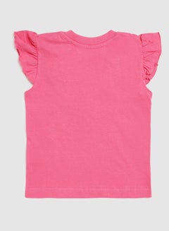 Zarafa Fashionable Casual T-Shirt Fuchsia  - Image 2