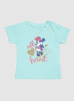 Zarafa Fashionable Casual T-Shirt Sea Green  - Image 1