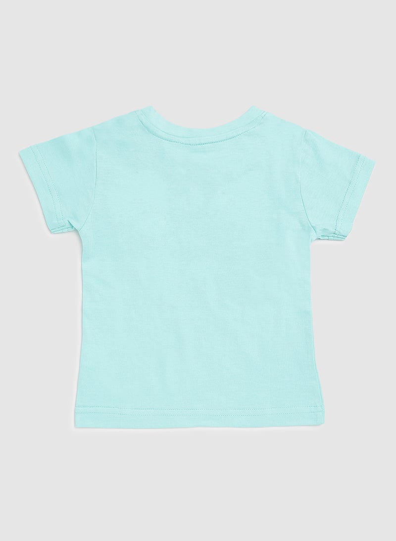 Zarafa Fashionable Casual T-Shirt Sea Green  - Image 2