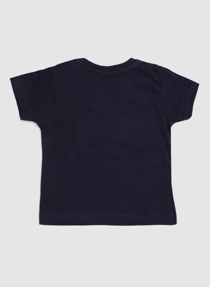 Zarafa Marvel Comics Printed T-Shirt Navy Blue  - Image 2