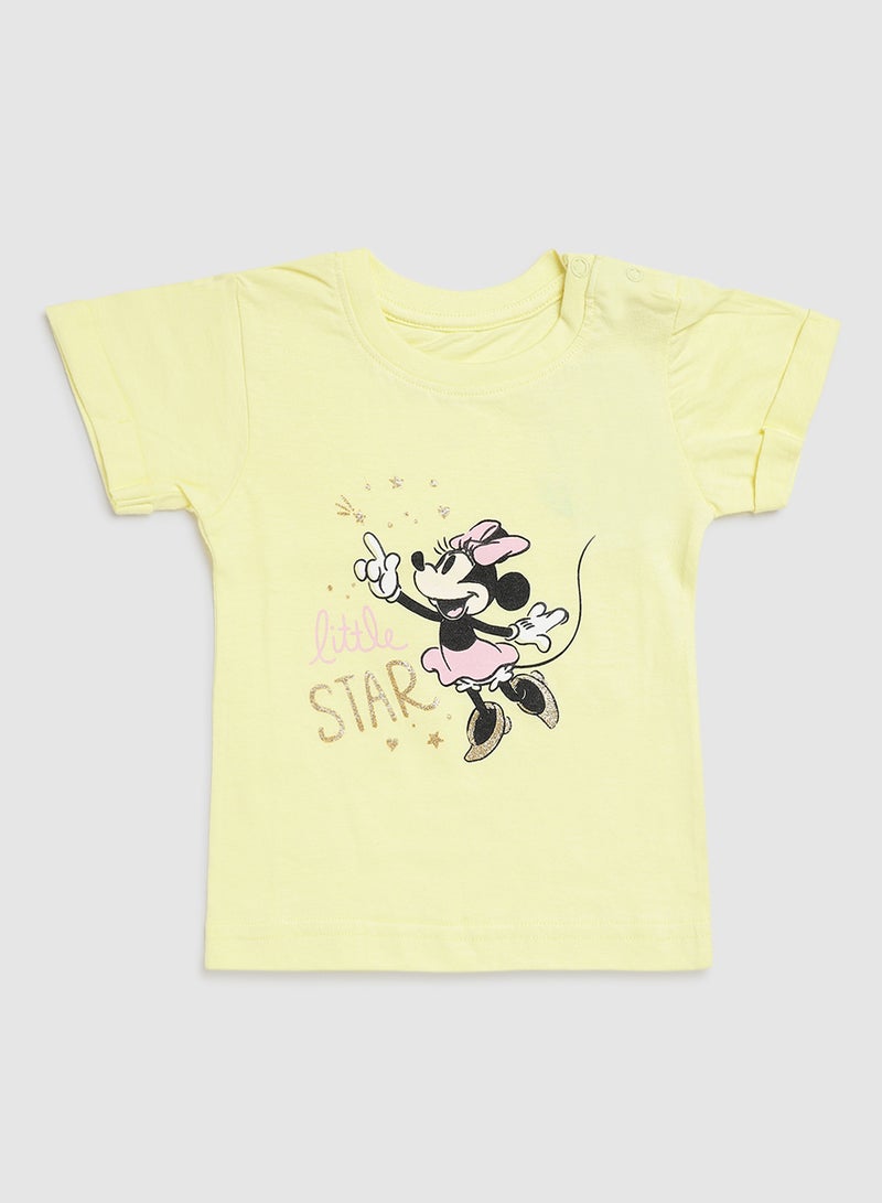 Zarafa Fashionable Casual T-Shirt Yellow  - Image 1