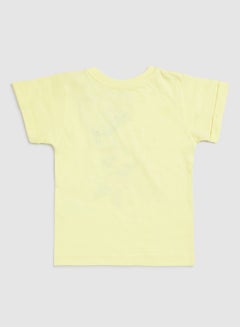Zarafa Fashionable Casual T-Shirt Yellow  - Image 2