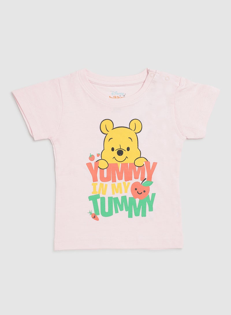 Zarafa Disney Printed T-Shirt Baby Pink  - Image 1