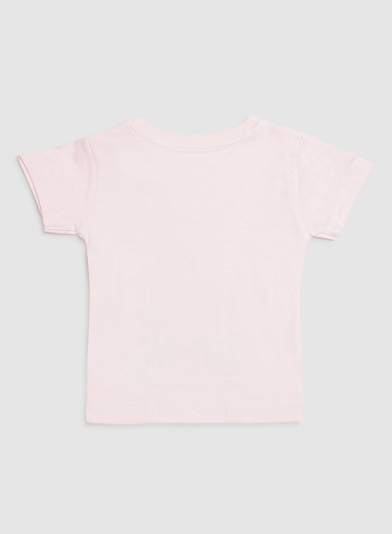 Zarafa Disney Printed T-Shirt Baby Pink  - Image 2