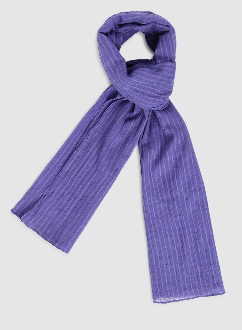Aila Casual Regular Scarf Blue  - Image 1