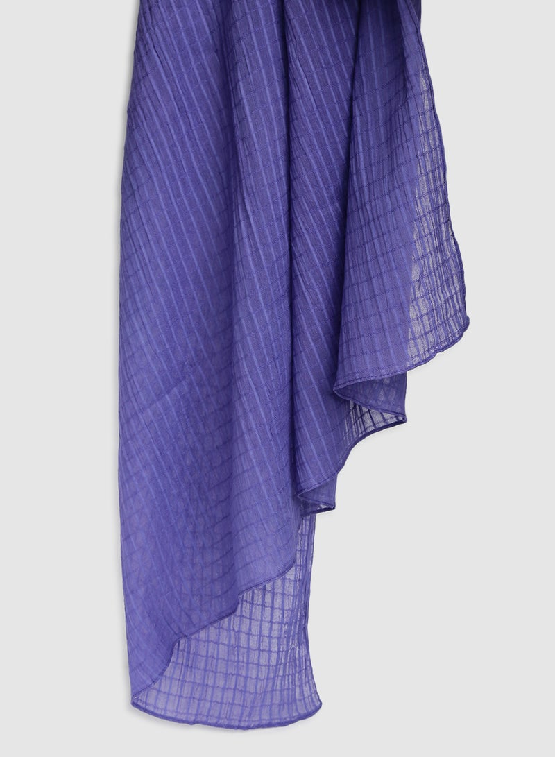 Aila Casual Regular Scarf Blue  - Image 2