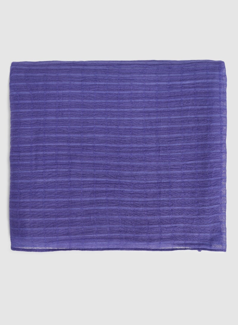 Aila Casual Regular Scarf Blue  - Image 3