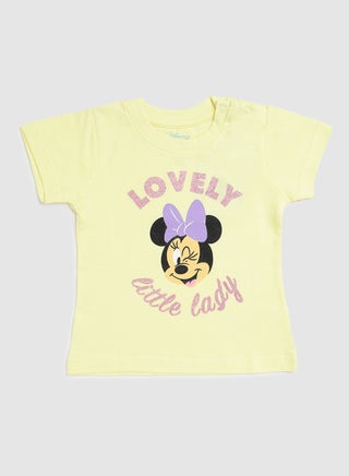 Disney Printed T-Shirt Light Yellow - v1631781007/N48595998V_1