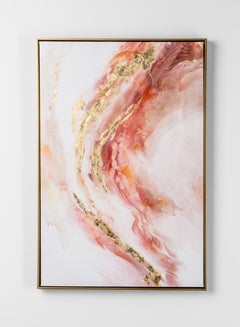 Abstract Painting For Home Decor Multicolour 62.5x4.5x92.5cm