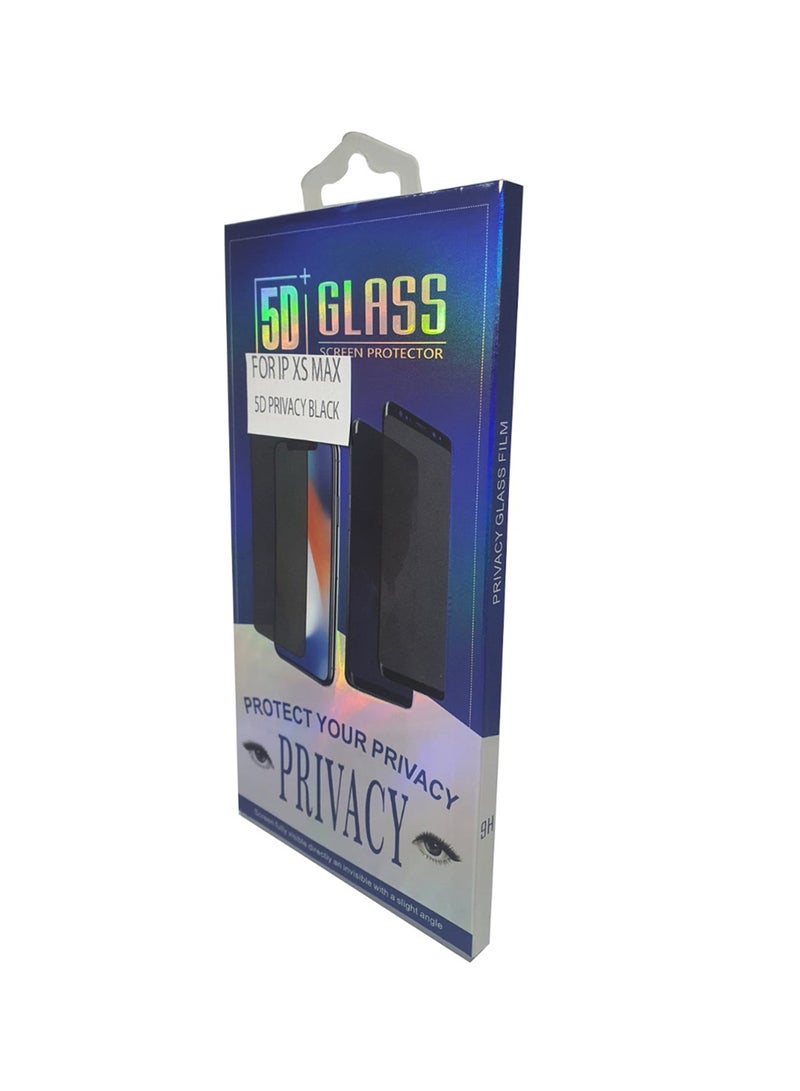 5D Glass Screen Protector For IP 11 Privacy Black - Image 1