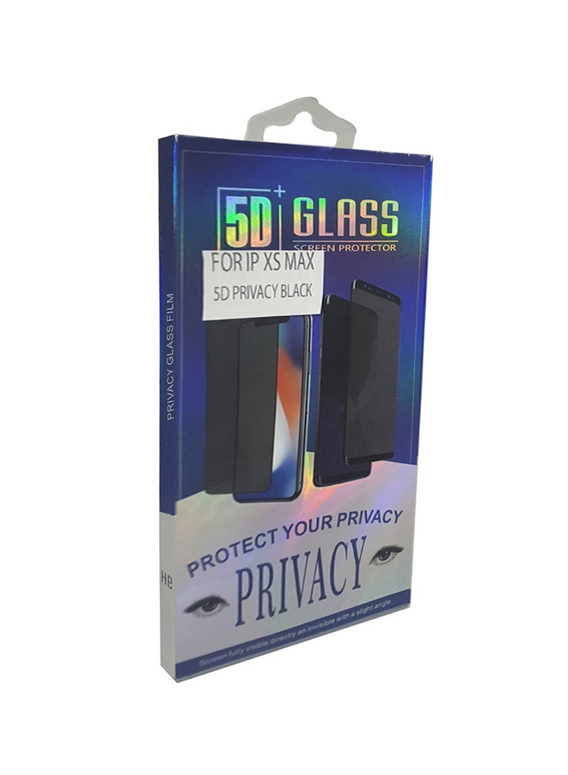 5D Glass Screen Protector For IP 11 Privacy Black - Image 2