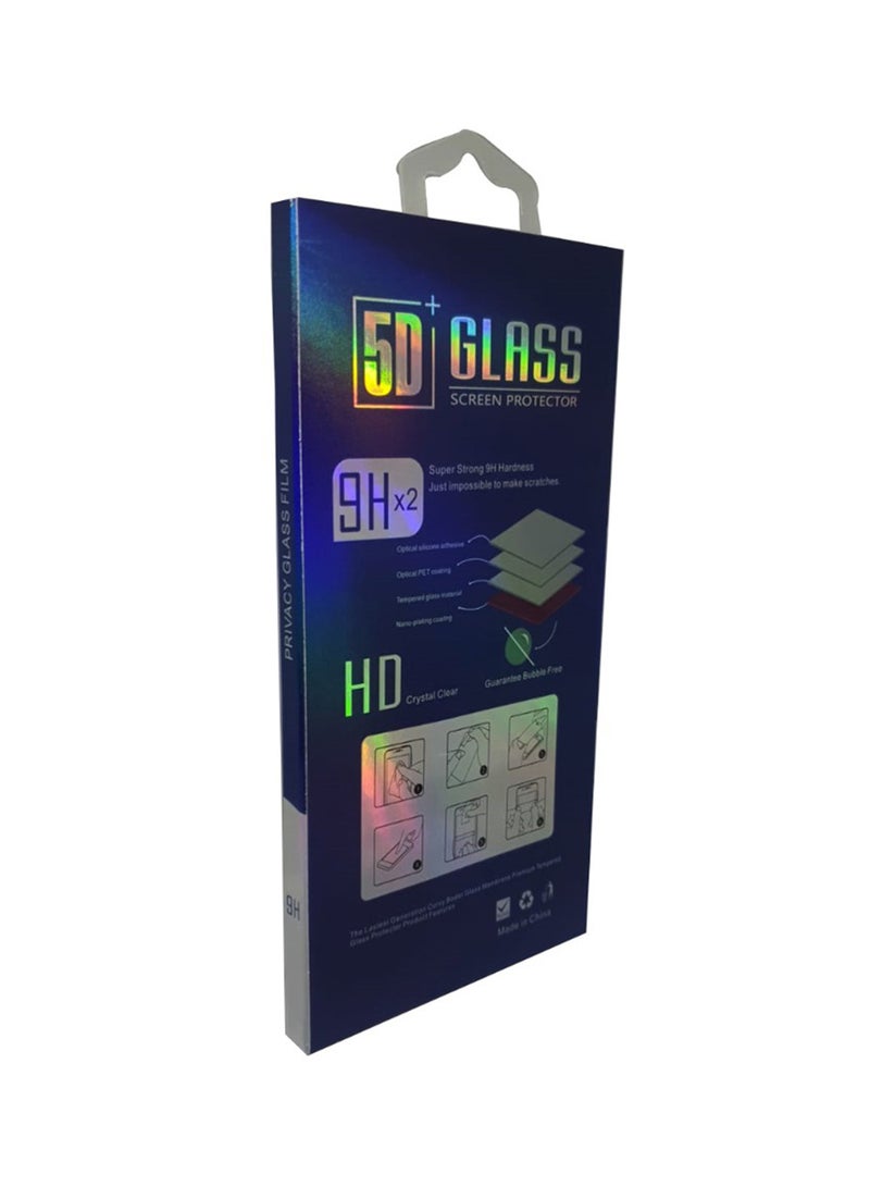5D Glass Screen Protector For IP 11 Privacy Black - Image 3