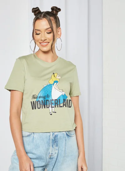 ONLY Disney Graphic T-Shirt Grey