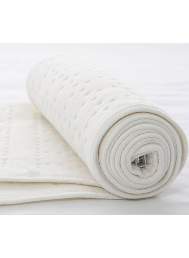 Generic Rapid Heating Anti Mites Electric Blanket Cotton White 150x80cm  - Image 1