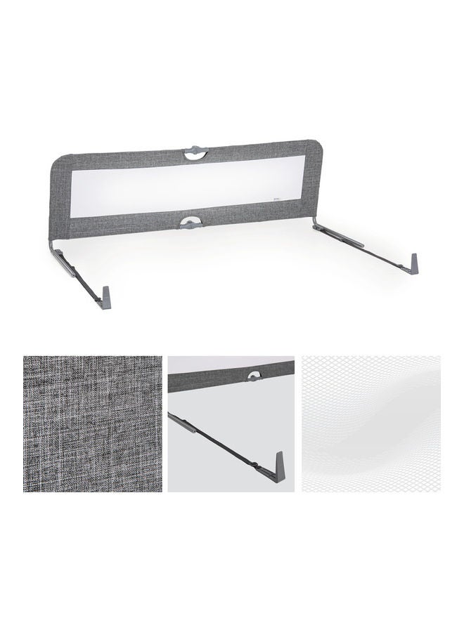 hauck - Sleep N Safe Plus Xl Bed Guard For Toddler, 150 X 50 X 44 Cm, Foldable Bed Rail For Travel 77 X 6 X 45 Cm - Grey - Image 1