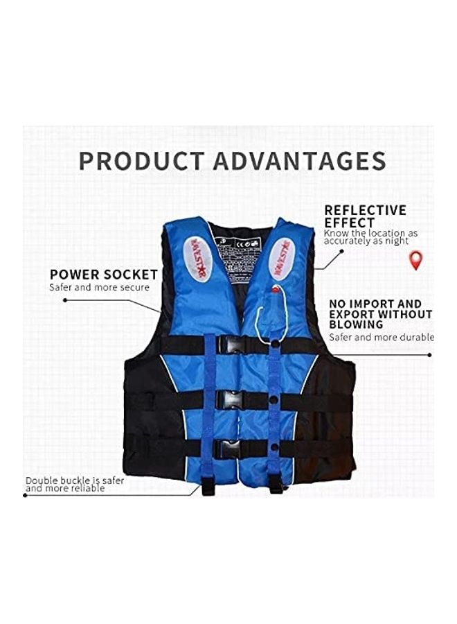 Swim Life - Swim Life Jacket Blue Good Quality Durable And Comfortable 39-16-3340 45x40x30cm - Image 1