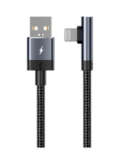 Elbow USB-A To Lightning Fast Charging Cable Grey