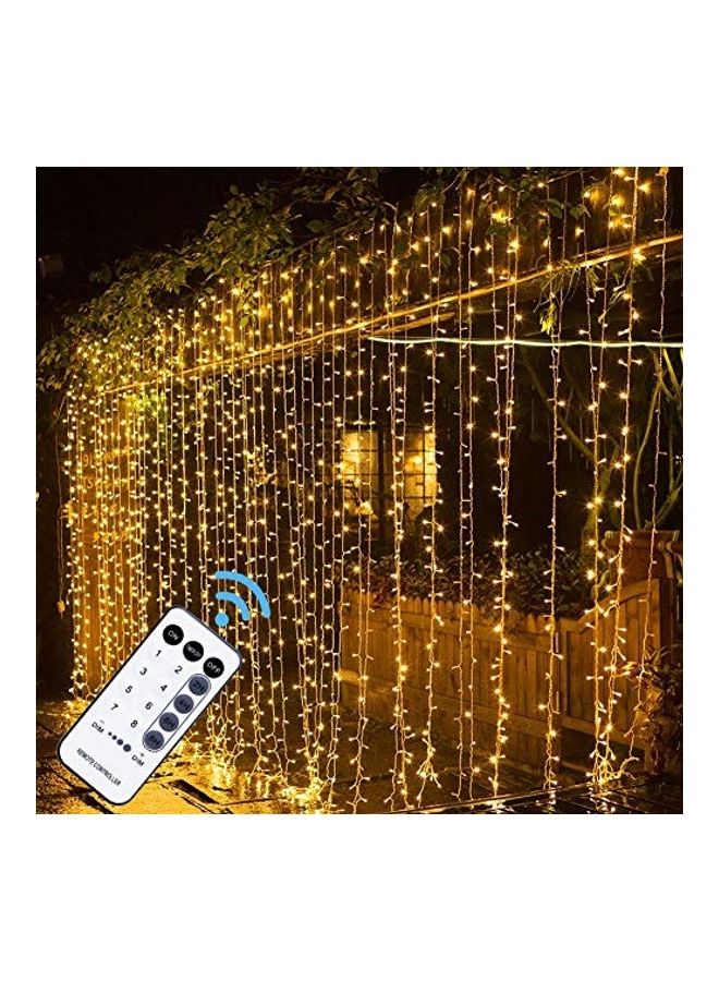 ماجيفت شريط إضاءة مكون من 304 مصباح LED ب8 أوضاع مع جهاز تحكُّم عن بعد 9.8x9.8قدم - Image 1