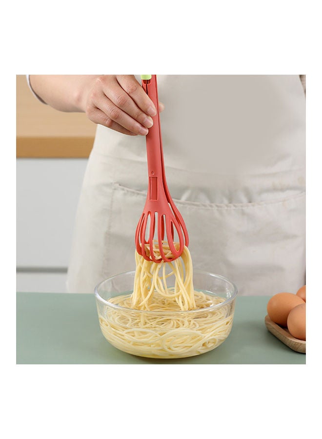 Generic - 2 In 1 Multi-use Anti-slid Handle Egg Whisk Red 29x8x2.5cm - Image 1