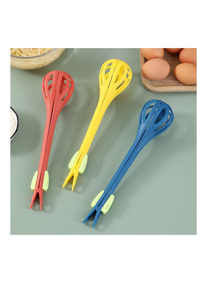2 In 1 Multi-use Anti-slid Handle Egg Whisk Blue 29x8x2.5cm - Image 2