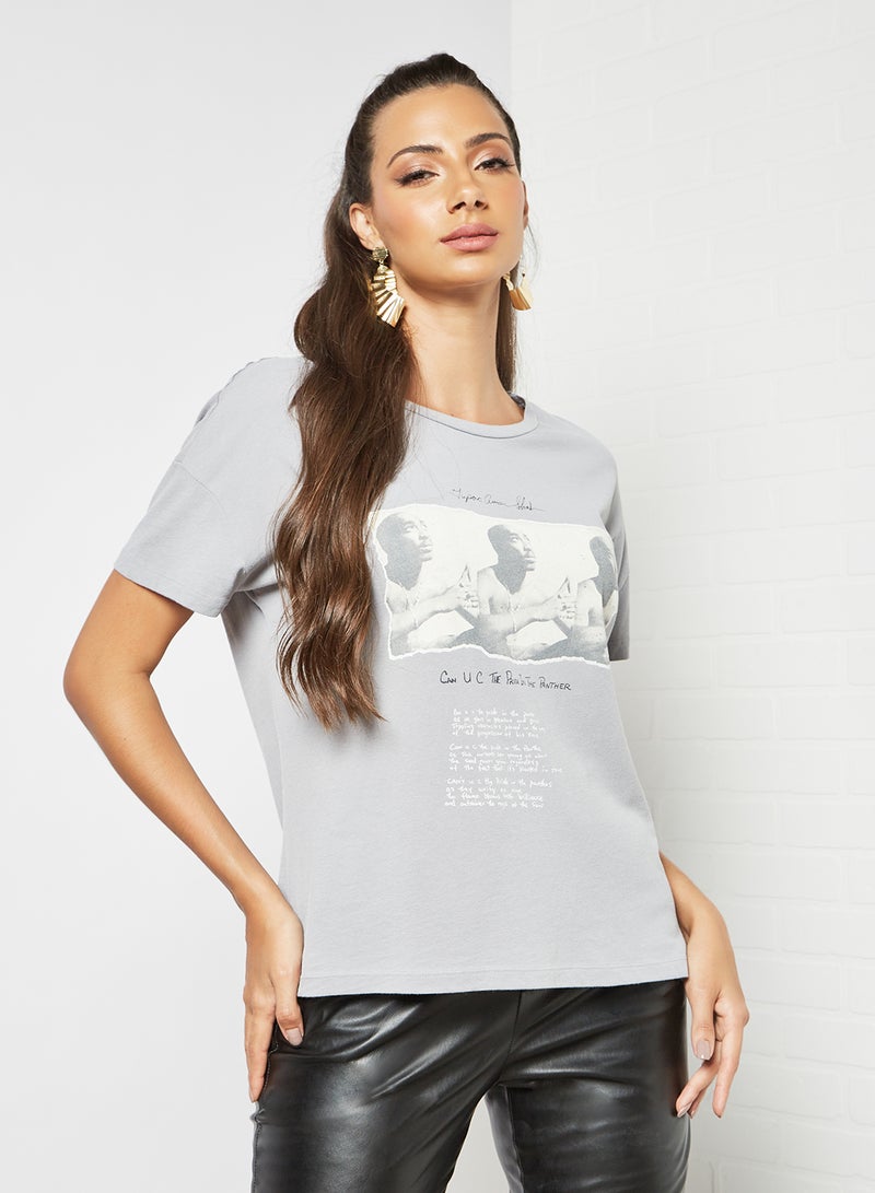 Image Print T-Shirt Grey - v1631788561/N44922126V_1