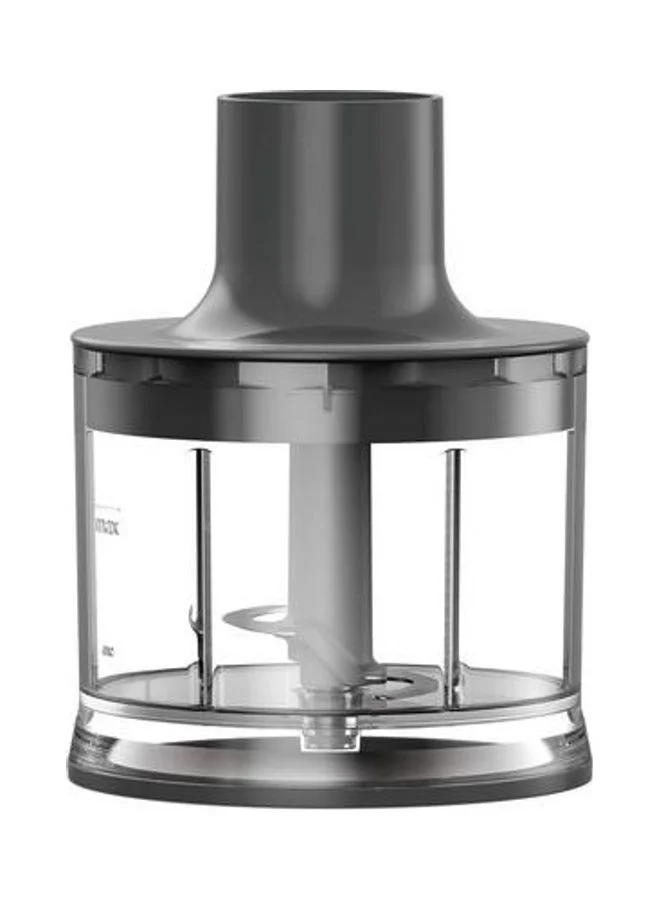 KENWOOD Hand Blender, Stainless Steel Wand, Triblade XL Blending Wand, 0.5L Chopper, Metal Whisk, HBM60.307GY Grey