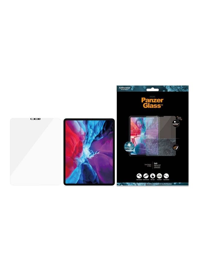 بانزرجلاس لاصقة حماية للشاشة بتصميم منزلق لجهاز آي باد برو مقاس 12,9 بوصة إصدار 2021/2020/2018 شفاف - Image 2