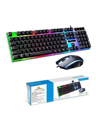 Flexible Polychromatic LED Backlit USB Wired Gaming Keyboard Mouse Set - v1631789382/N50919052A_1
