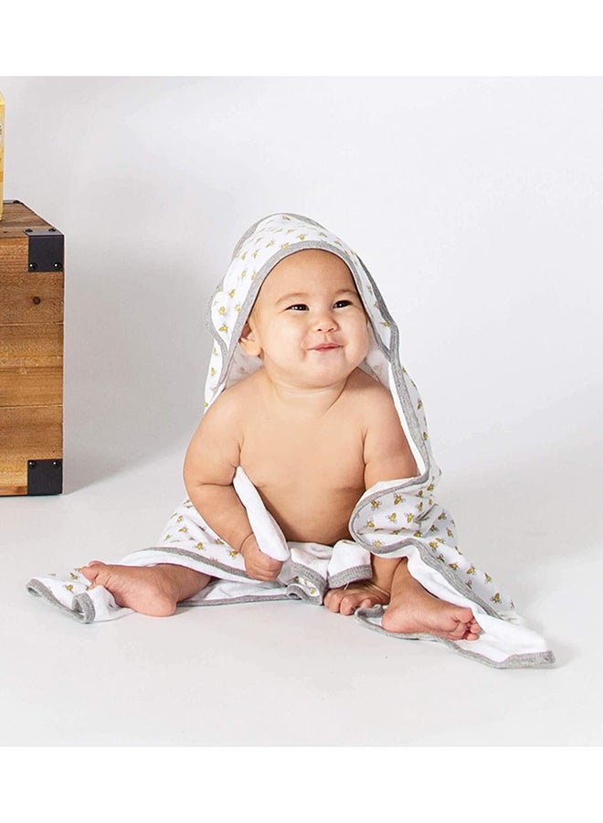 بيرتس بيز طقم مناشف قطنية بغطاء للرأس من قطعتين - Image 3