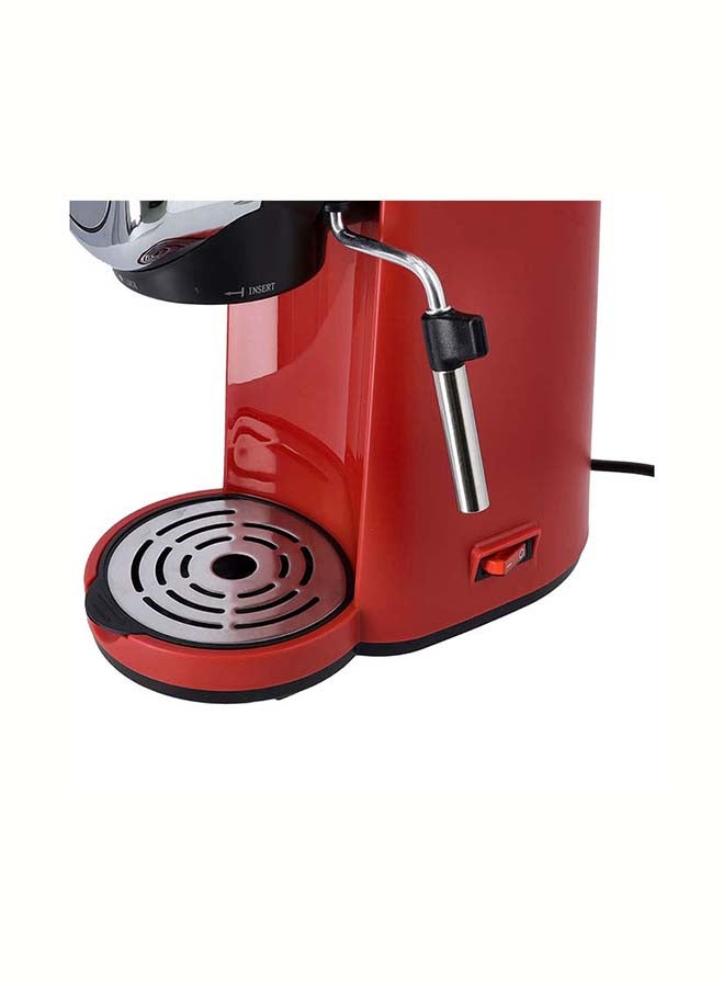 KRYPTON Espresso Coffee Machine 0.24 L 800 kW KNCM6319 Red  - Image 4