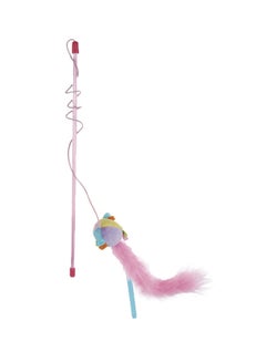 Wand With Plush Ball Toy For Cats Multicolour