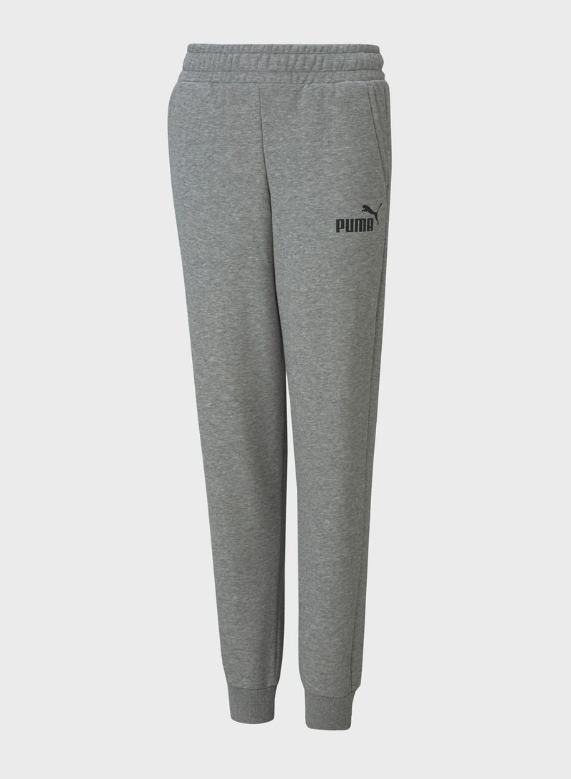 PUMA - Logo Detail Sweatpants Grey - Image 1