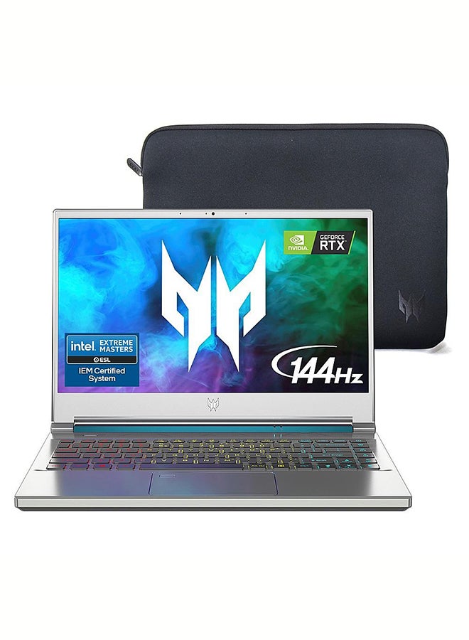 Acer - Predator Triton 300 SE Gaming Laptop With 14-Inch Display, Core i7 Processer/16GB RAM/512GB SSD/6GB Nvidia GeForce RTX 3060 Graphics Card English Silver - Image 1