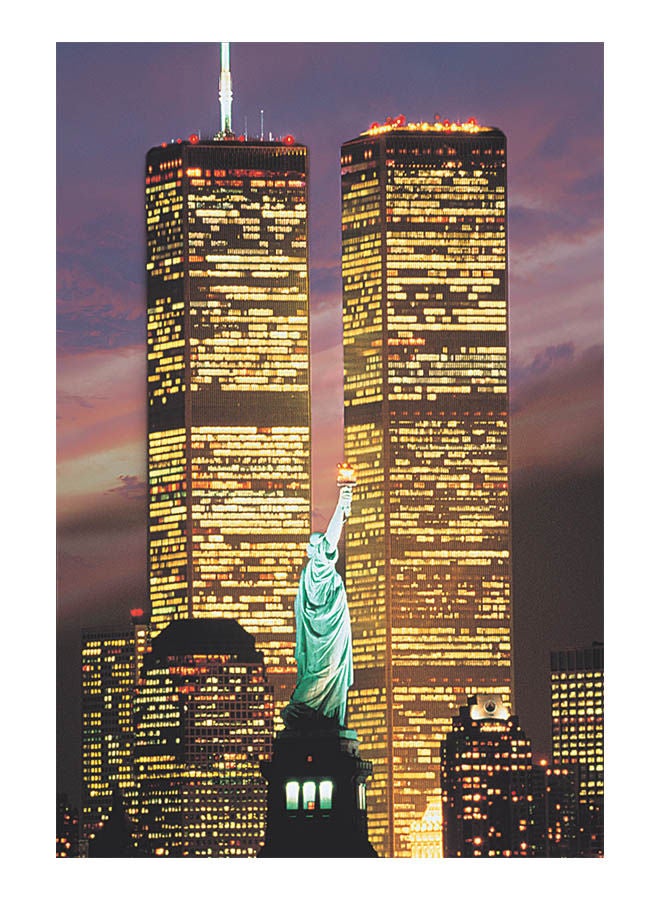 TOMAX World Trade Center , Usa 1000Pcs Puzzle(Glow In The Dark) 50x75cm  - Image 1