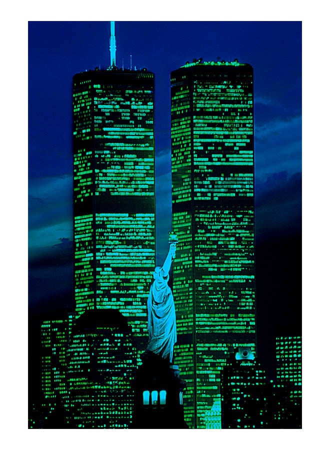 TOMAX World Trade Center , Usa 1000Pcs Puzzle(Glow In The Dark) 50x75cm  - Image 2