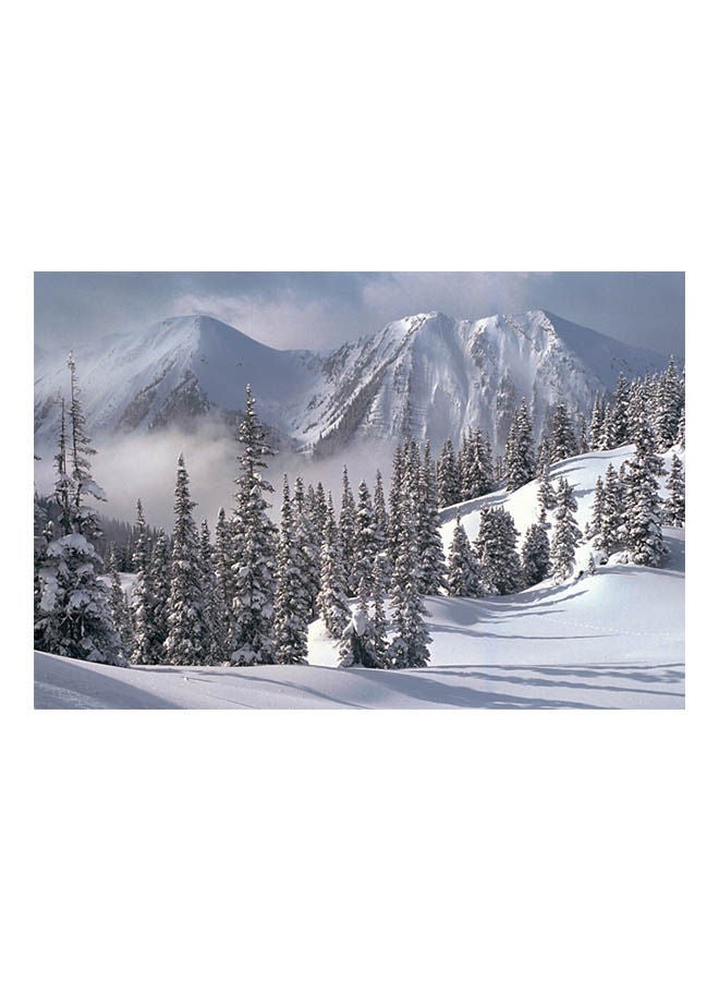 TOMAX Snowy Winter 1000Pcs Puzzle(Glow In The Dark) 50x75cm  - Image 1