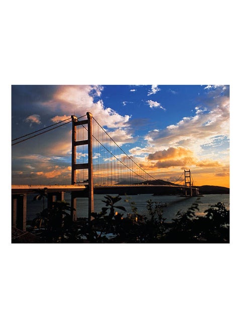 Tsing Ma Bridge , Hong Kong 500Pcs Puzzle(Glow In The Dark) 38x52cm