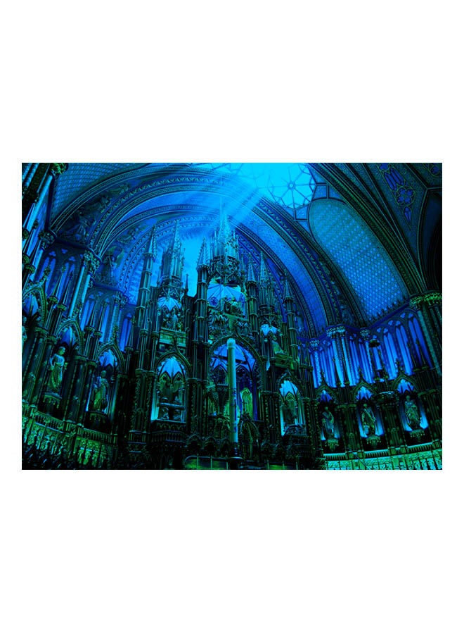 توماكس أحجية قطع تركيب بتصميم كنيسة نوتردام في مونتريال، كندا مكونة من 500 قطعة (تضيء في الظلام) 38x52سم - Image 2