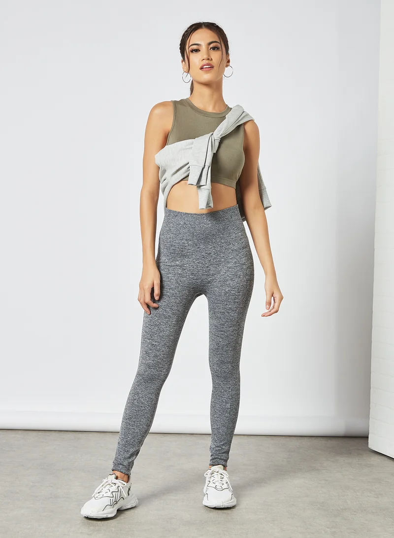 NEW LOOK Seamless Sculpt Leggings Grey