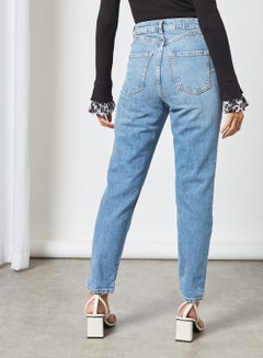 NEW LOOK Essential Mom Jeans Blue  - Image 4