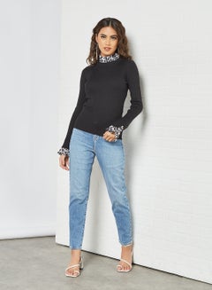 NEW LOOK Essential Mom Jeans Blue  - Image 2