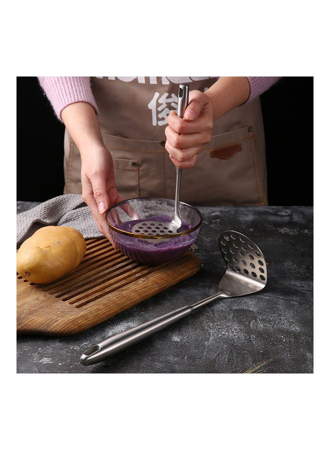 Anti-rust Lightweight Stainless Steel Potato Masher Sliver 29 X 8cm - Image 3