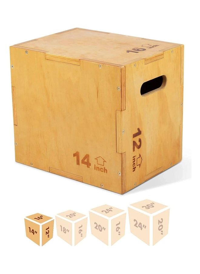 Wooden Plyo Box 16inch - v1631796231/N50928074A_1