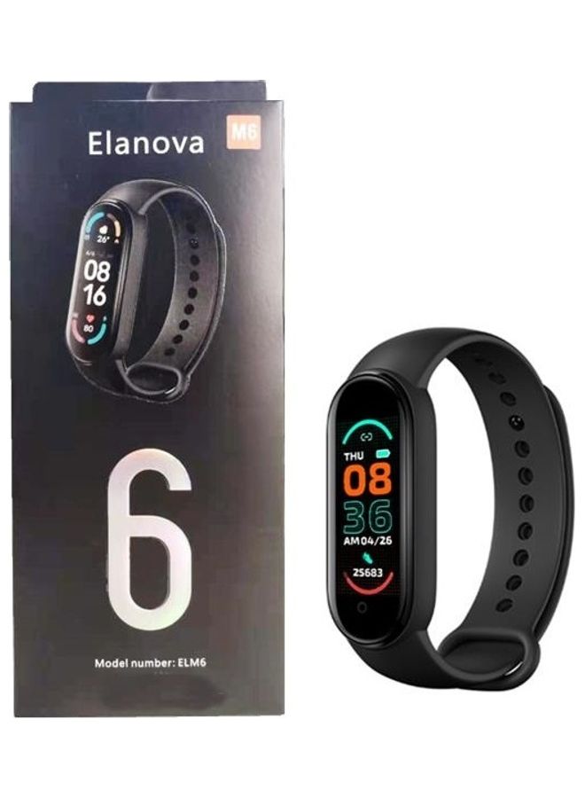 إيلانوفا سوار اللياقة البدنية مع ساعة ذكية لمراقبة معدل ضربات القلب . أسود - Image 2