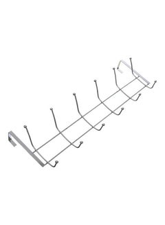Generic Metal Door Hanger 6 Hooks Silver 