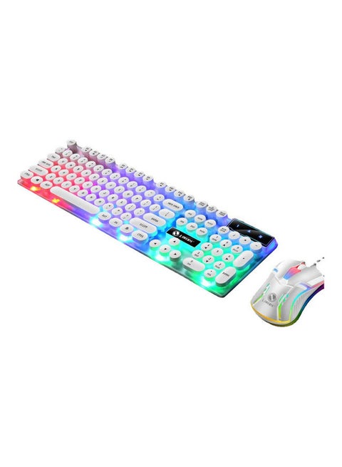 Wired Backlit Keyboard And Mouse Set