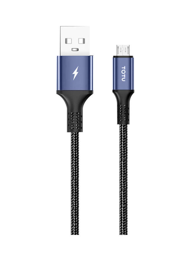 توتو كابل شحن سريع من USB إلى مايكرو USB أسود  - Image 1
