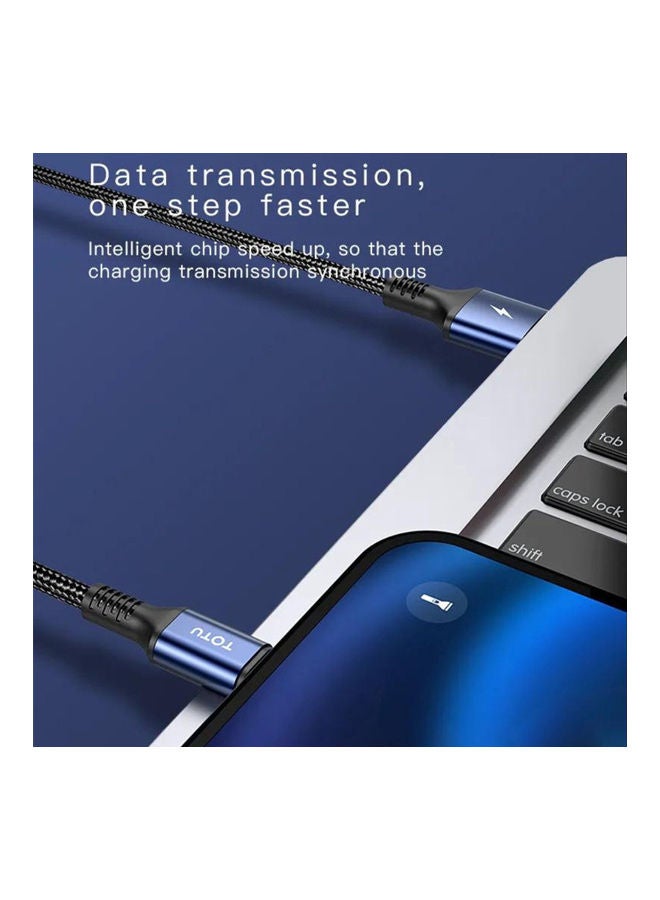 توتو كابل من USB إلى الشحن السريع أسود  - Image 3