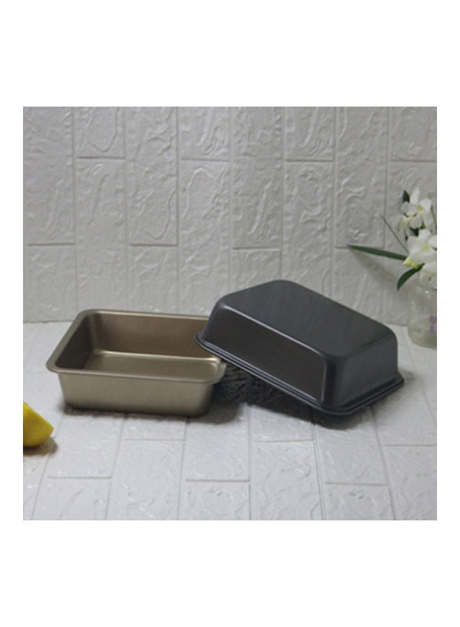 4 Piece Square Non-stick Carbon Steel Fashion  Baking Tray Black 22.5 x 22.5 x 4.4cm - Image 5